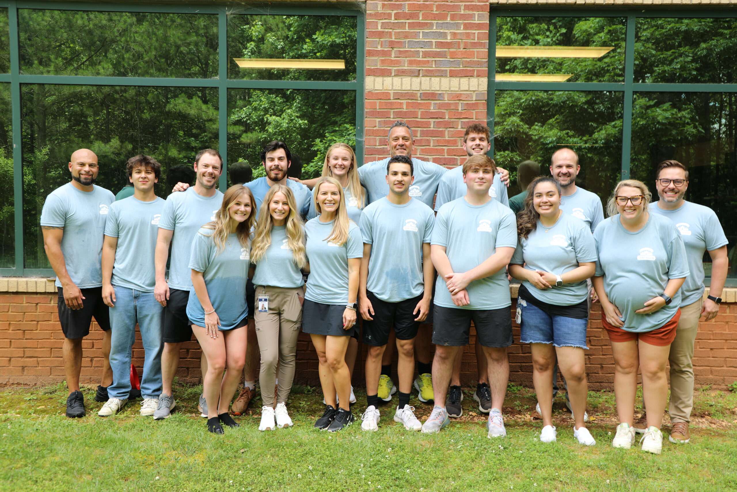 Group of Rogers Electric interns for Camp Rogers